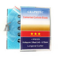 15Pcs Graphtec CB15 Silhouette Cameo Craftrobo 45องศา30องศา60องศาตัดล็อตเตอร์มีด CB15U เครื่องตัดไวนิลใบมีด