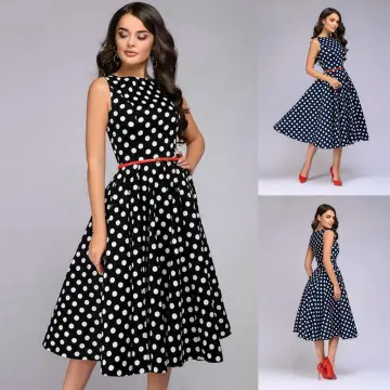 Amazon.com: USA Flag Women Dress - Women Dress us Flag - Patriotic Outfits  for Women Vintage 1950's Floral Spring Garden Rockabilly Swing Prom Party  Cocktail Dress Black & Star S : Clothing,