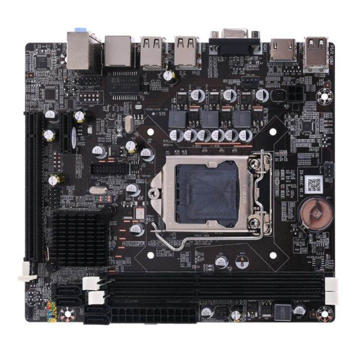 H61M Motherboard DDR3 x 2 PCIE X16 SATA 2.0 Support LGA 1155 GPU i7