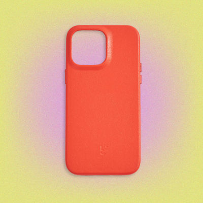[The Local Collective] MagSafe Leather Phone Case in Tomato