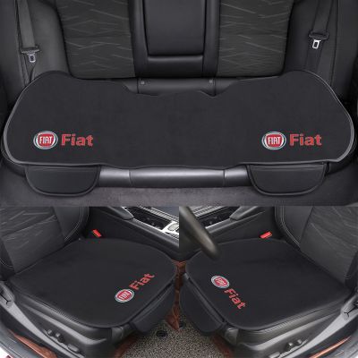 {Automobile accessories} 1ชิ้นเบาะรองนั่งในรถยนต์ผ้าคลุมกำมะหยี่กันลื่นสำหรับ Fiat Abarth 500 Stilo 500x แพนด้า Uno อุปกรณ์แต่ง