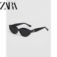 แว่นกันแดดผู้หญิง แว่นตาแฟชั่น zara vintage cats eye premium sense GM sunglasses women 2023 แว่นกันแดดป้องกันรังสีอัลตราไวโอเลตใหม่ rococo