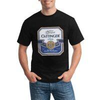 Customized Cotton Mens T-Shirts Oettinger Brewery Vintage Poster German Germany Beer Vintage