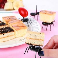 Fun Playful Fruit Fork Adorable Durable Ant-shaped Fruit Forks for Home Kitchen Party Safe Reusable for Desserts for Children