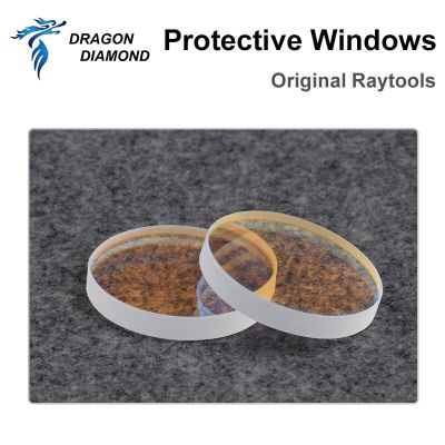 Laser Protective Windows 27.9X4.mm Raytools Quartz Fused Lens Double Convex Coating Process High Quality Crystal