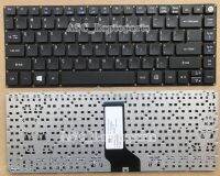 【New-store】 Universal Impex แป้นพิมพ์สำหรับ Acer QWERTY A114-32 A314-21 A114-31 A314-32 A314-31 ES1-332สีดำไม่มีกรอบ