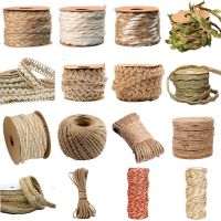 5Meter Jute Crafts Rope String Wedding Cord Twine Wrap Sewing Accessories