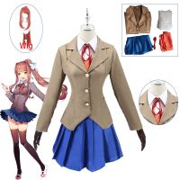 Anime Doki Doki Literature Club Monika Cosplay Costumes Halloween Costumes For Women