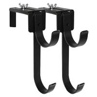 Pool Fence Hooks for Pool Equipment Pool Pole Hanger Hooks for Poles with Eva Foam Pads Adjustable Hanger Hooks 2pcs Pool Pole Hooks for Poles Skimmers Brushes Swimming Pool qualified