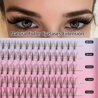 【cw】 Cluster C Curl 0.07mm Individual Lashes Extension Soft False Eyelashes Grafting Premade Volume ！