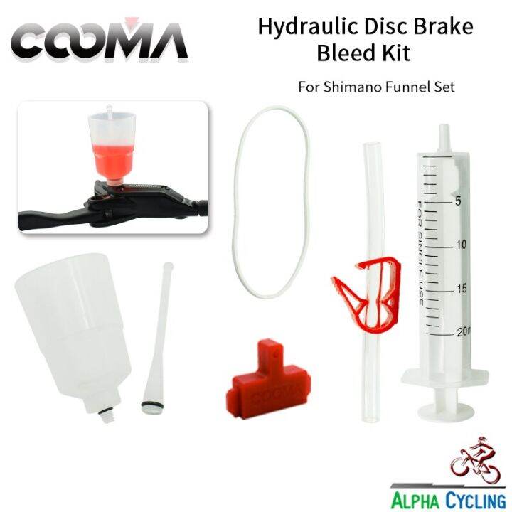 thumbnail interactive-video image 1 of BleedZone Brake Bleed Funnel Kit For Shimano Road & Gravel Bikes - Threaded Adapter For Mess-Free Maintenance 1 of 10