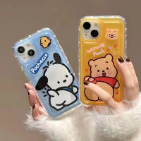 เคสโทรศัพท์มือถือ ซิลิโคนนิ่ม แบบใส กันกระแทก ลายน่ารัก สําหรับ IPhone 14 Pro Max 13 12 11 Plus XS X XR