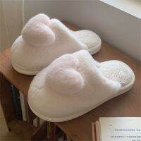 Cotton Slippers Ladies Three-Dimensional Non-Slip Warm Confinement Soft-Soled Shoes