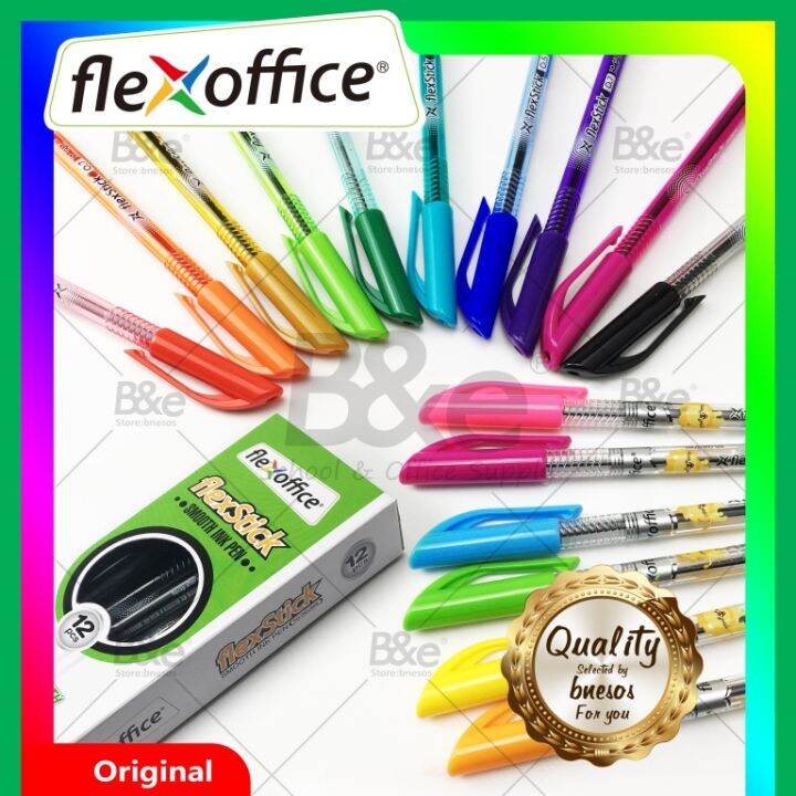 Bnesos B&e School Office Supplies Flexstick Smooth Ink Pen 0.5 0.7 10 ...