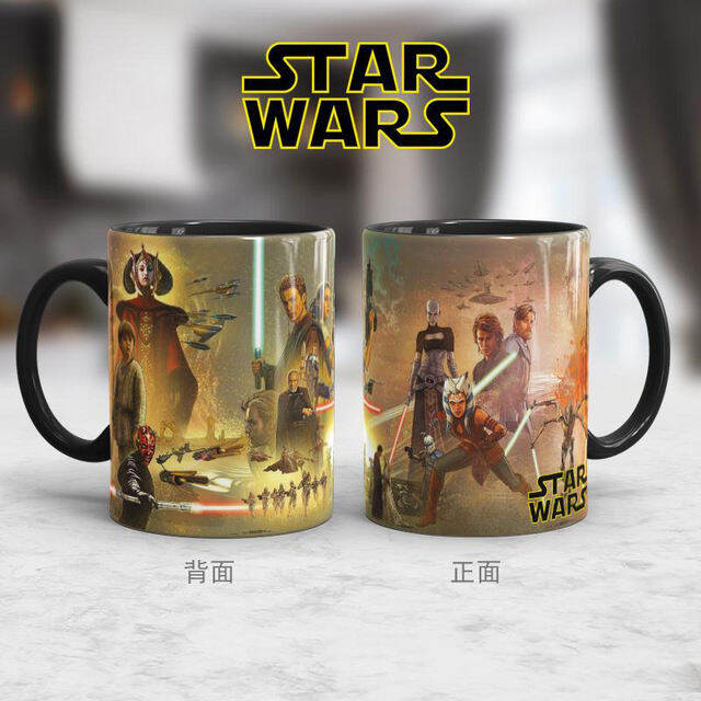Style 350ml Color Changing Mug Star Wars Mug Lightsaber Heat Reveal Mug ...