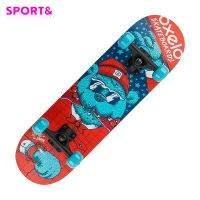 สเก็ตบอร์ดสำหรับเด็ก Play 3 Bear (สีฟ้า) Play 3 Bear Kids Skateboard - Blue