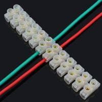 【CW】 1/3/5pcs Wire Screw Terminal 3A10A 15A 20A 30A Row 12 Positions Strip Block Electrical