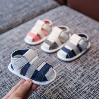 【hot】！ Fashion 2023 Baby Boys Sandals Newborn Infant Shoes Soft Bottom Non-Slip Breathable Pre