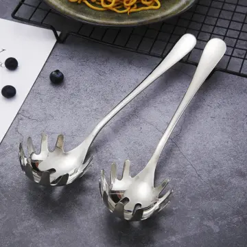 1 Piece Pasta Fork Spaghetti Server Helper Stainless Steel Pasta Spoon  Spaghetti Spoon Pasta Server Spaghetti Fork Kitchen Utensil Noodles Server  Fork