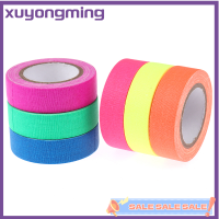 เทปปฏิกิริยายูวี Xuyongming 6Rolls เทปฟลูออเรสเซนต์แสงสีดำเรืองแสงในที่มืด Gaffer นีออน