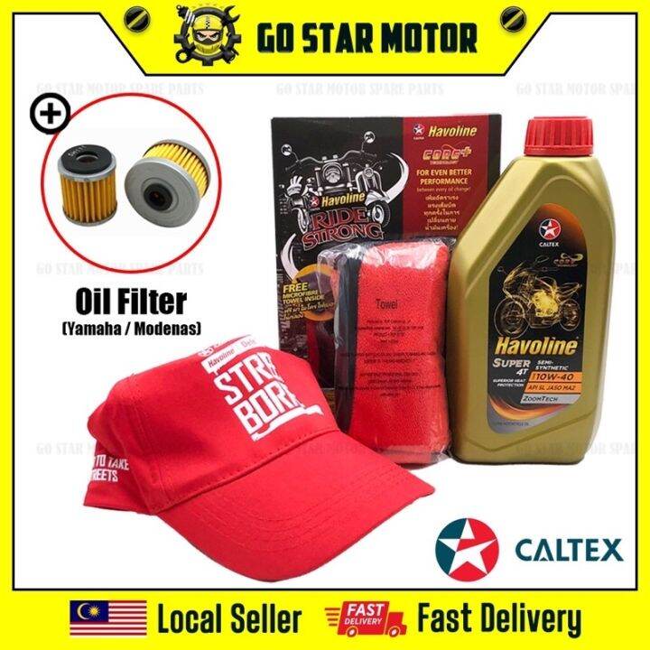 CALTEX HAVOLINE 10W40 SUPER ENGINE OIL 4T SEMISYNTHETIC Lazada