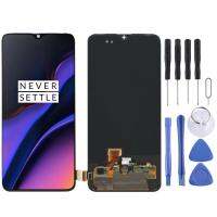 สำหรับ OnePlus 6T พร้อมหน้าจอ LCD ของ OEM Digitizer ประกอบเต็มตัวเครื่อง (สีดำ) (เทคโนโลยีซันสกี)