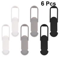 6PCS WebCam Cover Shutter Magnet Slider Plastic Universal Antispy Camera Cover for iPad Phone Computer Sticker for Computer Lens Caps