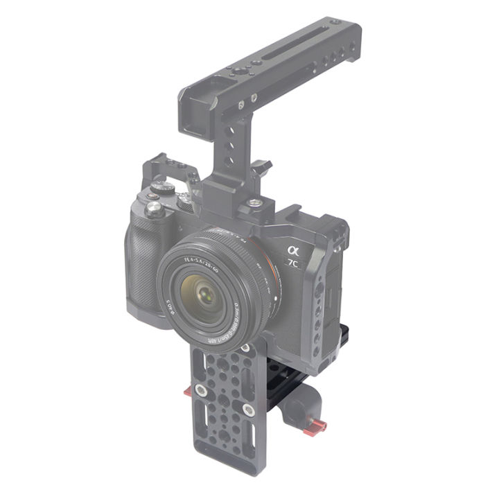 วิดีโอสลับแผ่นชีสกล้องแผ่นง่ายสำหรับ-railblocks-ประกบและแท่งสั้นสำหรับกล้อง-dslr-กรง-rig