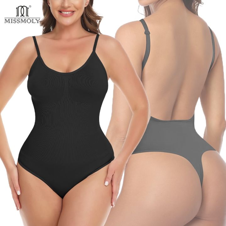 Back Bodysuit Women's Corset Seamless Backless Body Shaper Shapewear 3 in 1  Seamless Butt Lifting Underwear