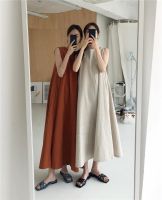 พร้อมส่ง ✨ minimal vest dress C1250 เดรสยาวมินิมอล เดรสยาว