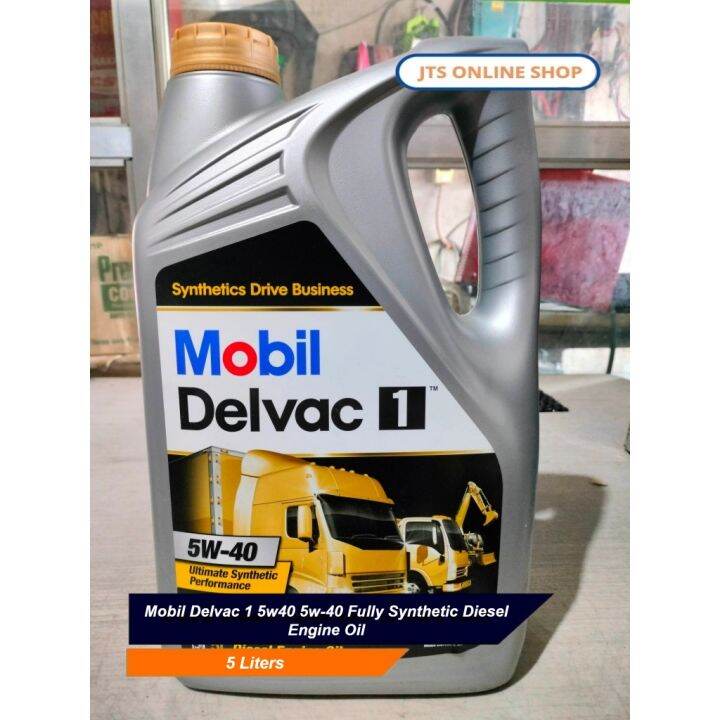 Mobil Delvac 1 5w40 5w-40 Fully Synthetic Diesel Engine Oil | Lazada PH
