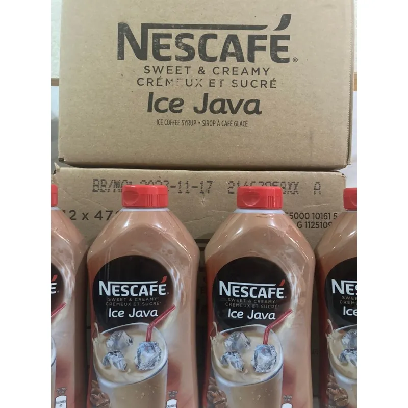 Nescafe Ice Java Coffee Syrup 470ml - Pack of 2 - Imported from Canada 