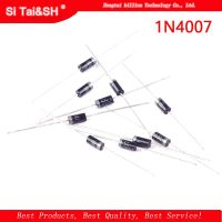 100ชิ้น1n4007 4007 1a 1000V Do-41หลอดอิเล็กตรอนกระแสตรงคุณภาพสูง