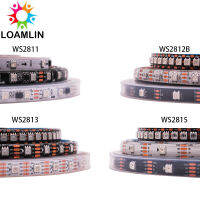 WS2811 WS2813 WS2815พิกเซลสมาร์ท5050 RGB หลอดไฟ LED Strip WS2812ระบุแอดเดรสเป็นรายบุคคล3060144 Ledsm เทป12V