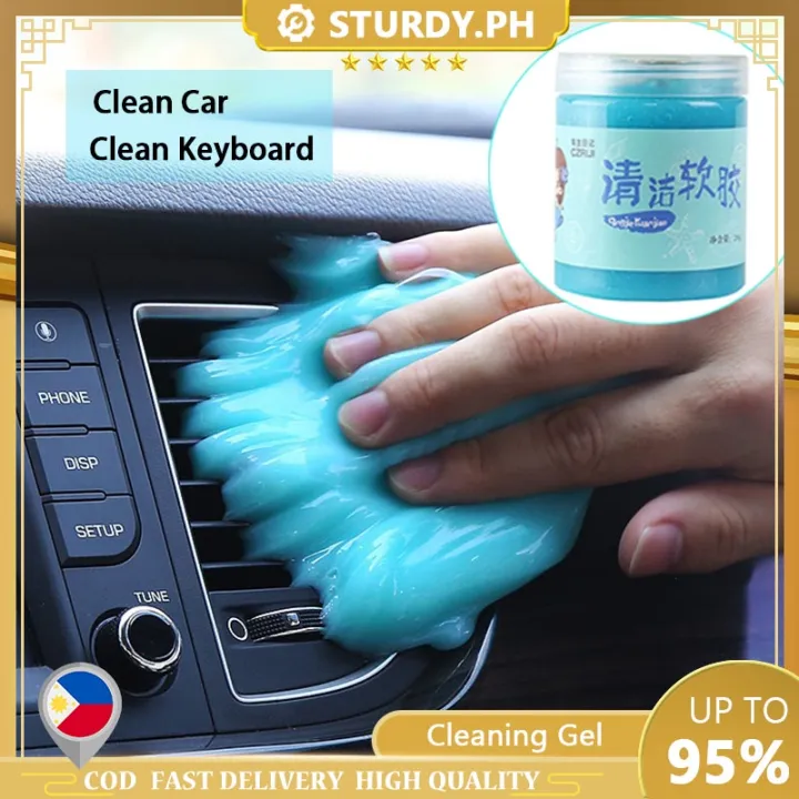 ready stock Car Cleaning Glue Slime Cup Holders Sticky Jelly Gel