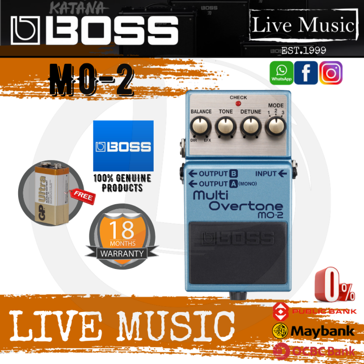 Boss MO-2 Multi Overtone Guitar Effect Pedal (MO2) | Lazada