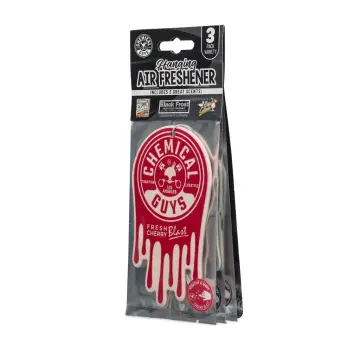 Chemical Guys Hanging Air Freshener 3-Pack, Black Frost
