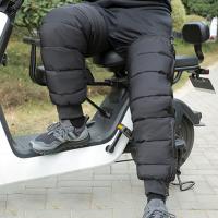 70CM Windproof Motorbike Riding Kneepad Winter Motorcycle Warm Knee Pads Legs Warmer Anti-cold Knee Guards Warm Leggings Covers Knee Shin Protection