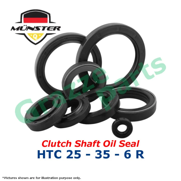 (1pc) Münster (FKM) Clutch Shaft Oil Seal for Perodua Myvi Kenari