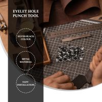 50Pcs Eyelets for DIY Kydex Sheath Rivet Hand Tool Parts Eyelet Hole Punch Tool Kit