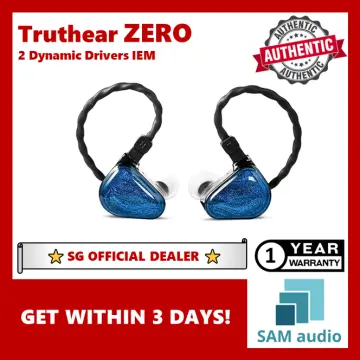 TRUTHEAR x Crinacle ZERO Earphone Dual Dynamic Drivers IEMs with 0.78 2Pin  Cable Earbuds