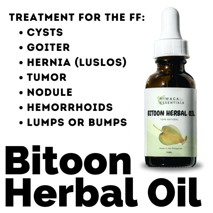 Traditional Herbal Bitoon Oil 15ml 100% Effective in Tumor, Goiters ...
