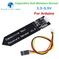 【hot】 TZT Capacitive Soil Moisture Sensor Module Not Easy to Corrode Wide Voltage Wire 3.3 5.5V Corrosion Resistant W/ Gravity