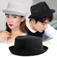 【Hot Sale】 Fashion striped breathable top hat for men and women spring summer sun protection outdoor casual British retro