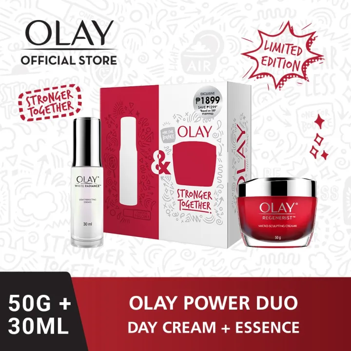 Olay Skin Regenerist Power Duo Micro Sculpting Cream 50g White