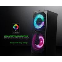 ลำโพงคอม EGA TYPE S3 SPEAKER ลำโพง มีไฟ RGB ระบบเสียง Stereo ใช้งานง่าย