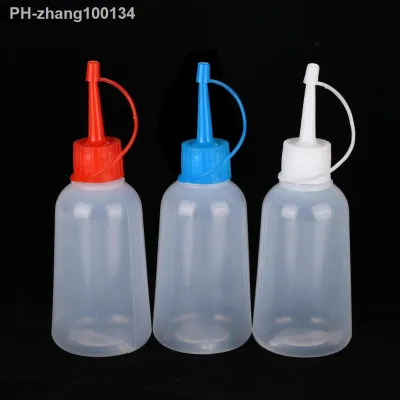 100ml Plastic Clear Tip Applicator Bottle Plastic Squeeze Bottle With Tip Cap For Crafts Art Glue Multi Purpose Refillable Empty