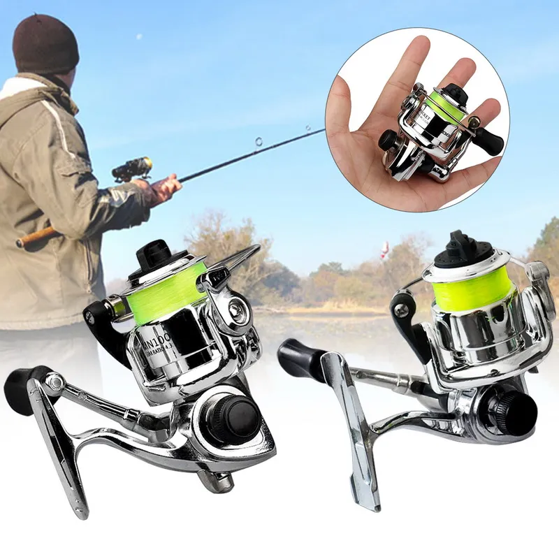 TOSPRA Mini 100 Pocket Spinning Fishing Reel Fishing Tackle Small Spinning  Reel 4.3:1 Metal Wheel Pesca Small Reel