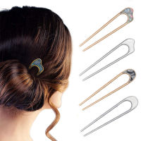 Japan Hair Sticks Women Hairclip Simplicity Colorful U Shape Girls Hairpin Hair Sticks Hair Accessories Headwear New Female Gift