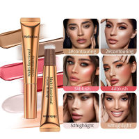 ธรรมชาติสดใสของหน้าสดใสภายในแป้งคอนทัวร์ Blusher Hightbrush ผงเหลว Blusher ดินสอเครื่องสำอางปากกา